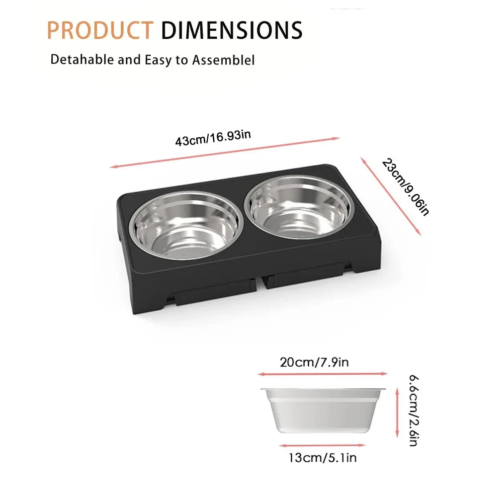 Mangeoire surélevée ajustable